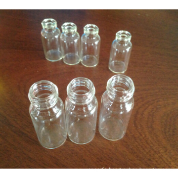 Clear Screwed Mini Glass Vial for Medical Packing